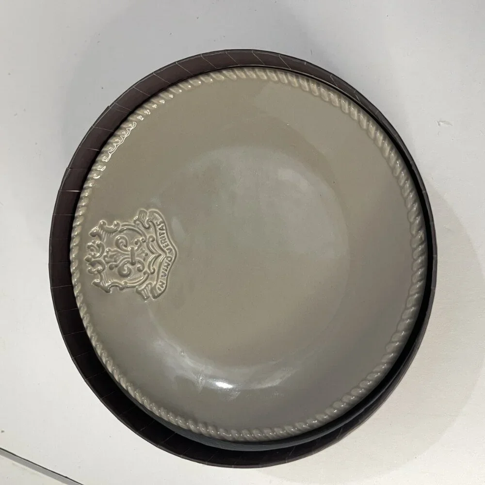 Set of 4 Wine Cheese 6” Plates Restoration Hardware 2010